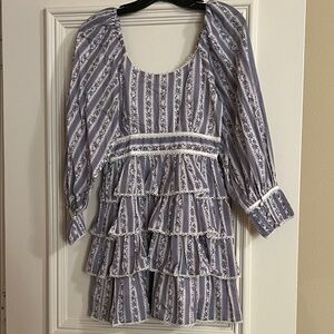 LoveShackFancy floral dress.